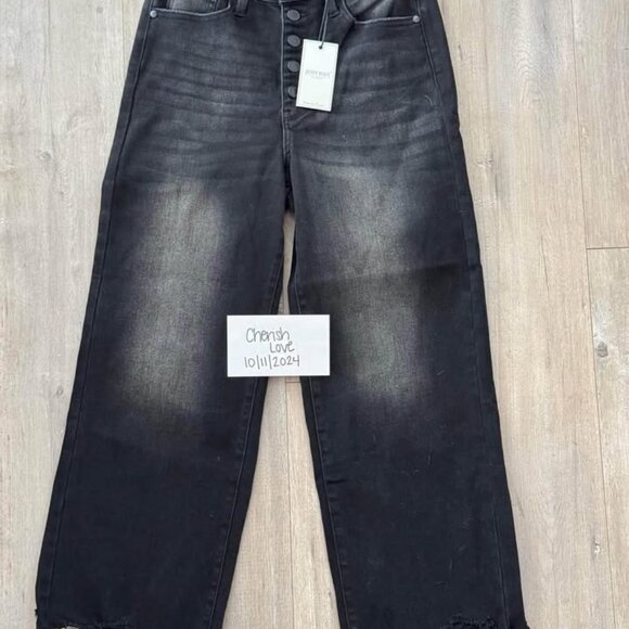 Judy Blue NWT Women’s Mid-Rise Destroyed Hem Distressed Jeans (Size 3/26) - Picture 10 of 10